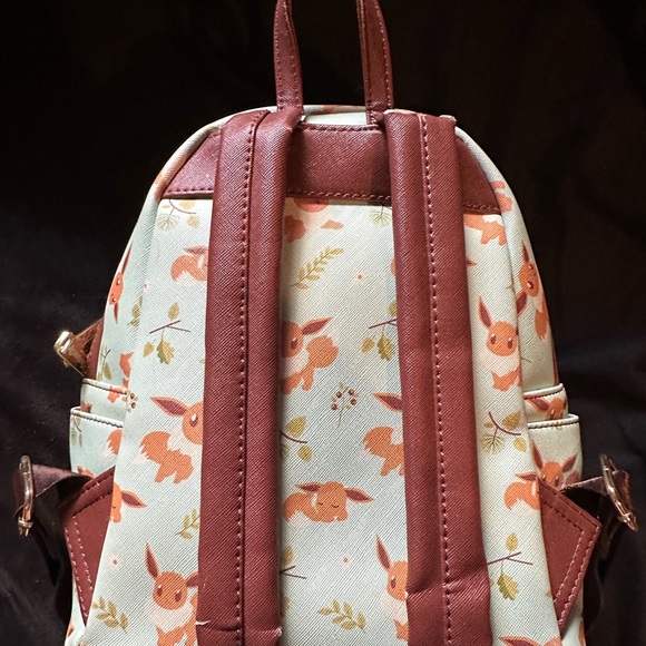 Heart Logo Loungefly Pokemon Mint Eevee Sleeping Eevee Mini Backpack